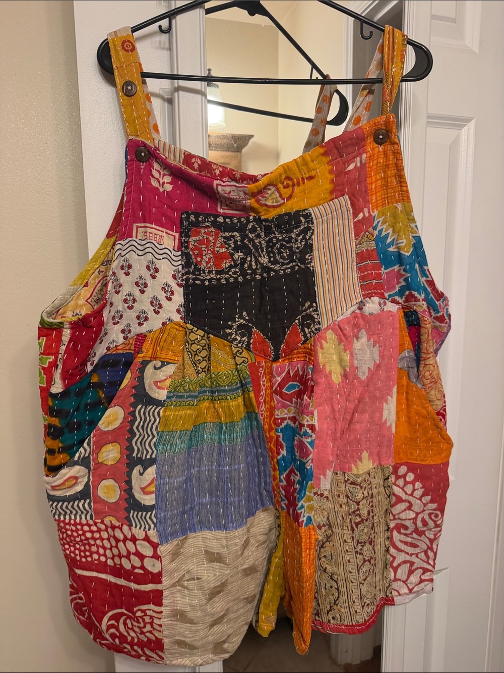 Bohemian Patchwork Multicolor Women’s Tank Top